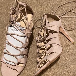 NY&Co beige high heel shoes